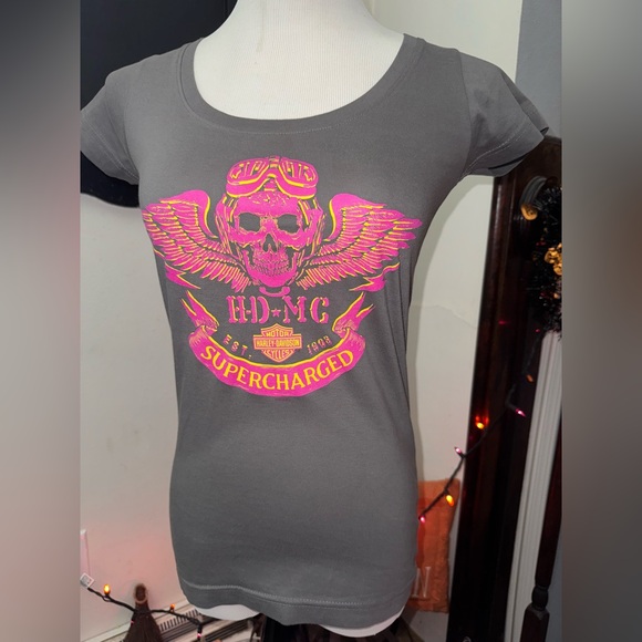 Harley-Davidson Tops - NEW Grey Harley Davidson Orlando Florida t-shirt